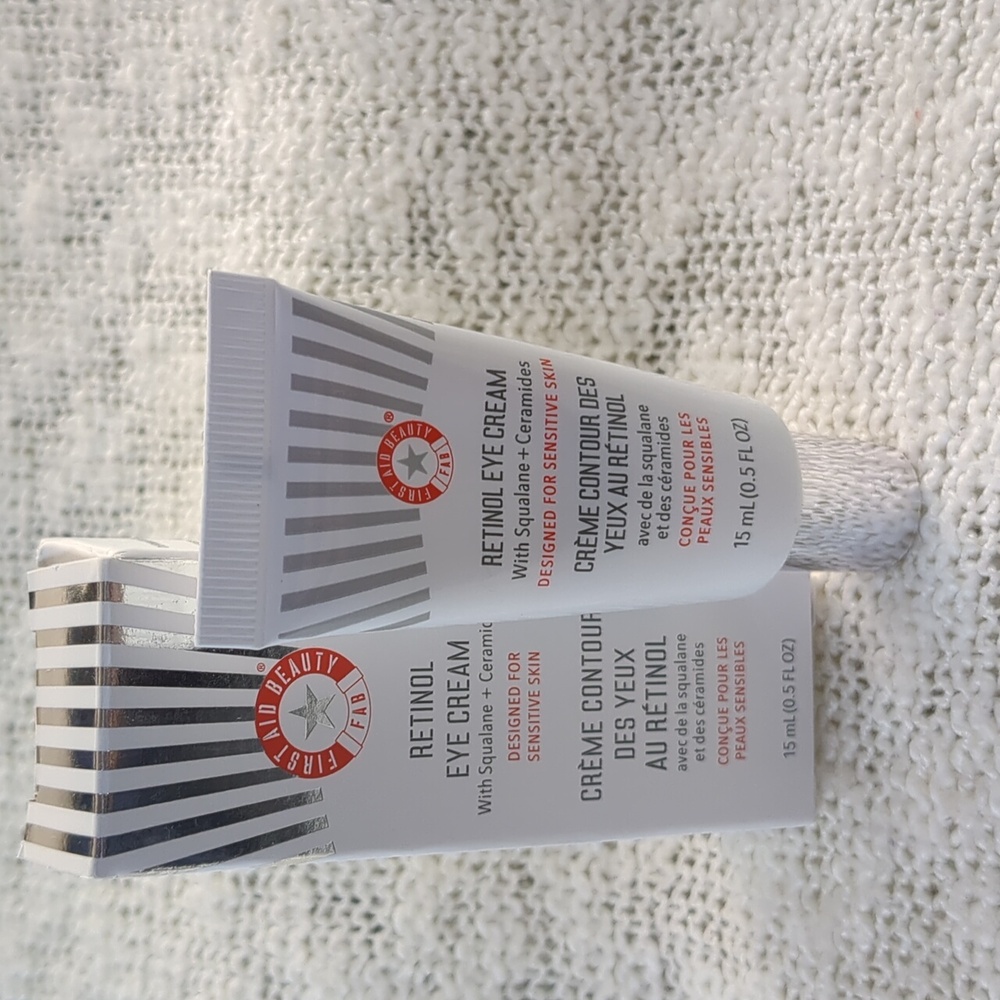 First Aid Beauty Retinol Eye Cream with Squalane+Ceramides, 15ml/0.50fl oz